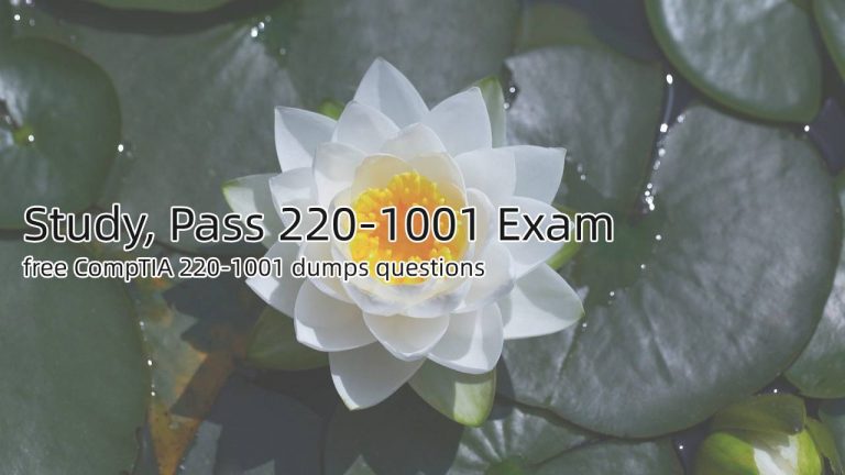 Valid Real 220-1001 Exam